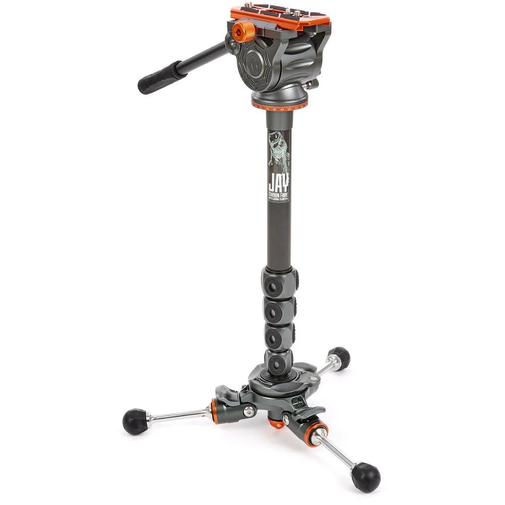 3 Legged Thing Legends Jay Carbon Fiber Tripod System with Quick Leveling Base & AirHed Cine-V Fluid Head - Image 14
