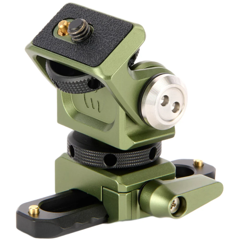 3 Legged Thing Monty 3 Mighty Mini Pan/Tilt Accessory Mount with Shoe and Picatinny Rail - Image 6