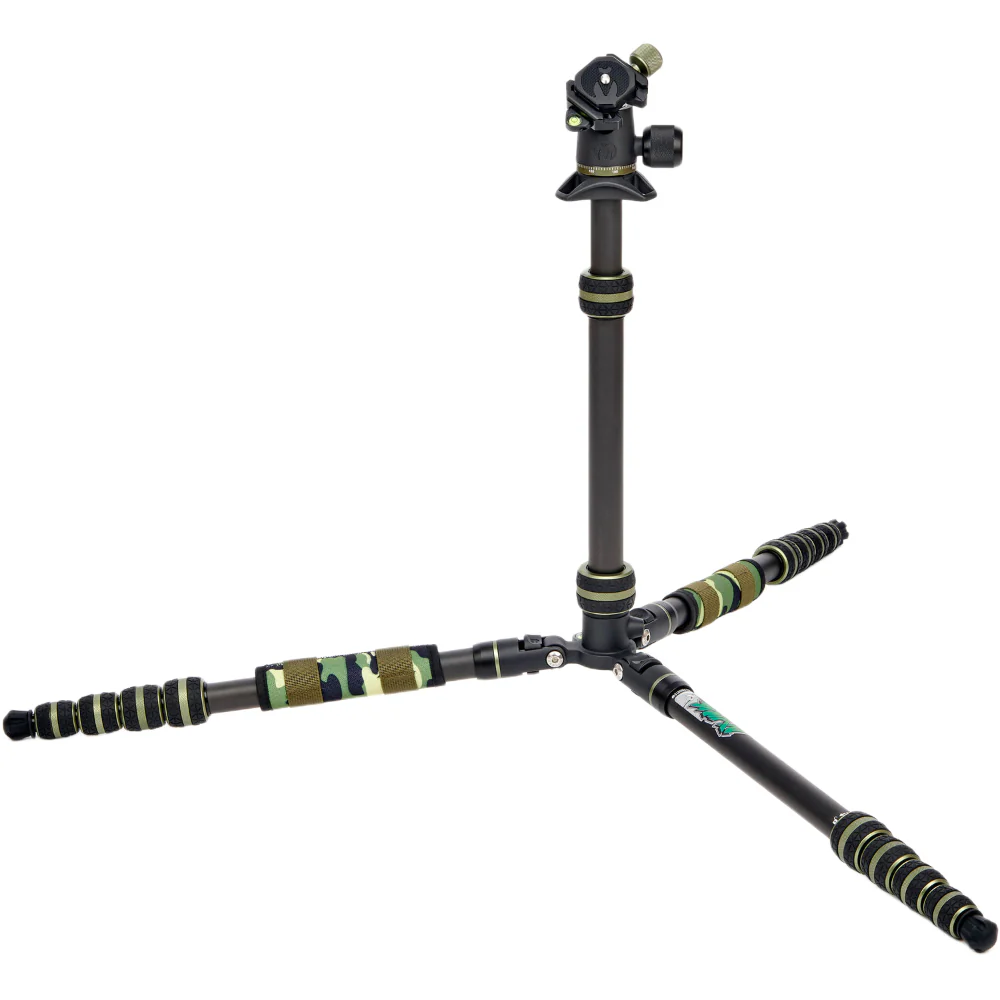 3 Legged Thing - Punks Brian 2.0 Tripod Kit with AirHed Neo 2.0 Twist Lock QR Ballhead (Black/Green) - Image 4