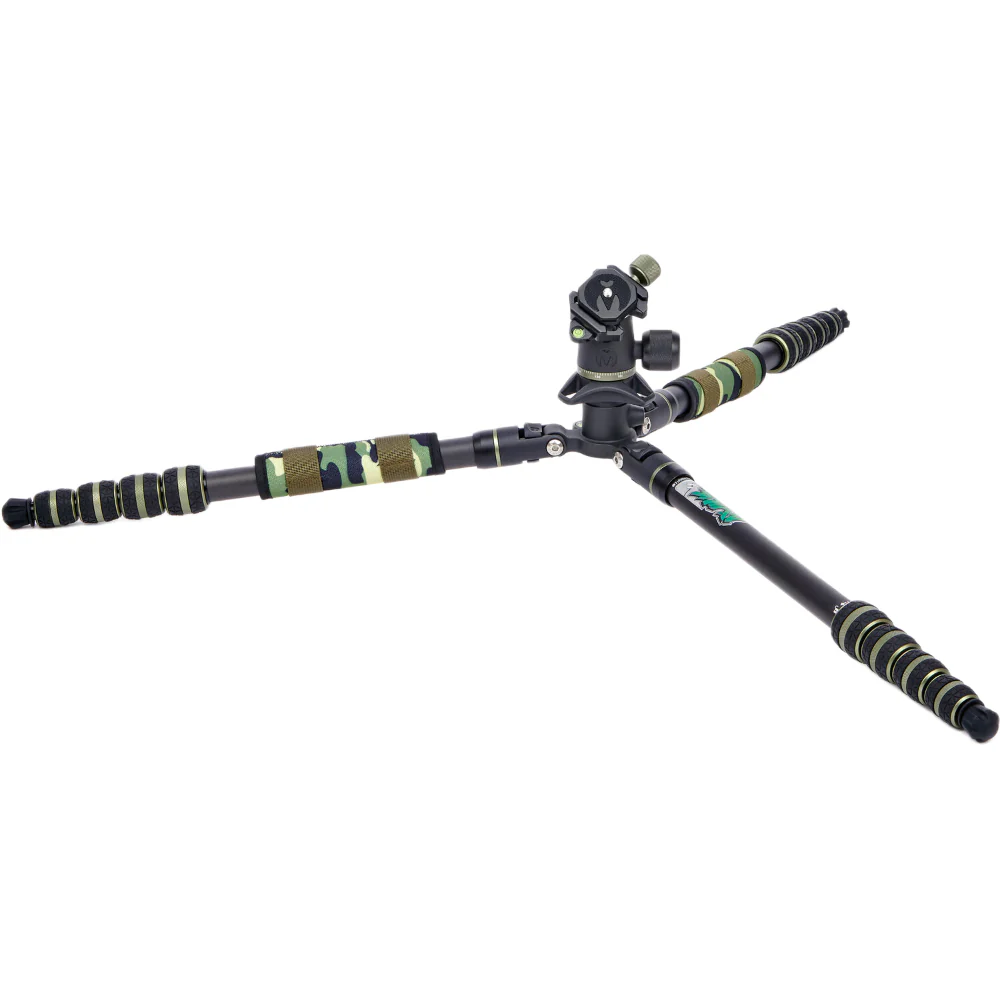 3 Legged Thing - Punks Brian 2.0 Tripod Kit with AirHed Neo 2.0 Twist Lock QR Ballhead (Black/Green) - Image 5