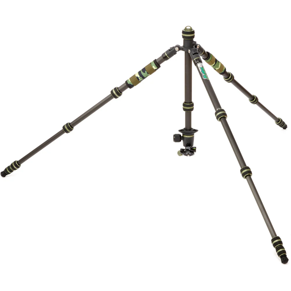 3 Legged Thing - Punks Brian 2.0 Tripod Kit with AirHed Neo 2.0 Twist Lock QR Ballhead (Black/Green) - Image 6