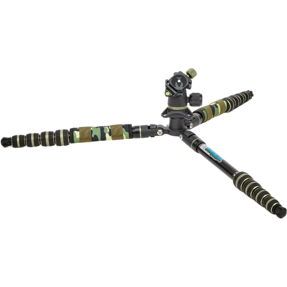 3 Legged Thing - Punks Corey 2.0 Tripod Kit with AirHed Neo 2.0 Twist Lock QR Ballhead (Black/Green) - Image 5