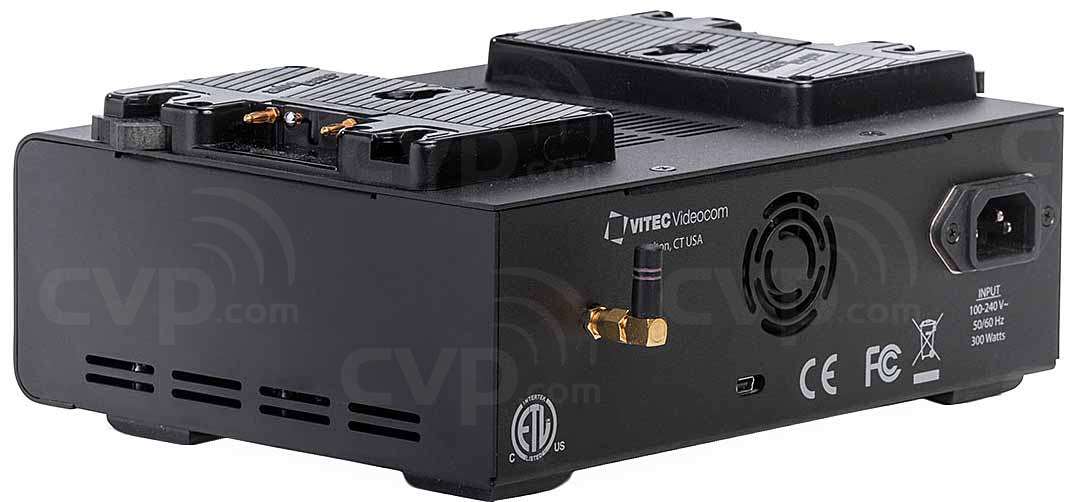 Anton Bauer Charger LP2 Dual Gold Mount low profile priority-based simultaneous two position - Image 2