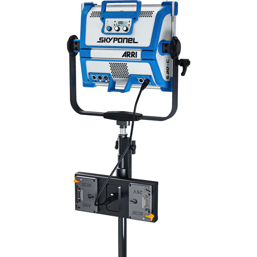 Anton Bauer Plate 26V Dual Gold Mount Plus for ARRI S-60C & S-30C LED via XLR4 connector - Image 4