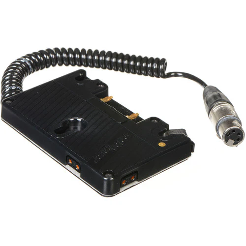 Anton Bauer Plate QRC-DUAL-PT Gold Mount with 4-pin XLR (2) PowerTap outputs - Image 3