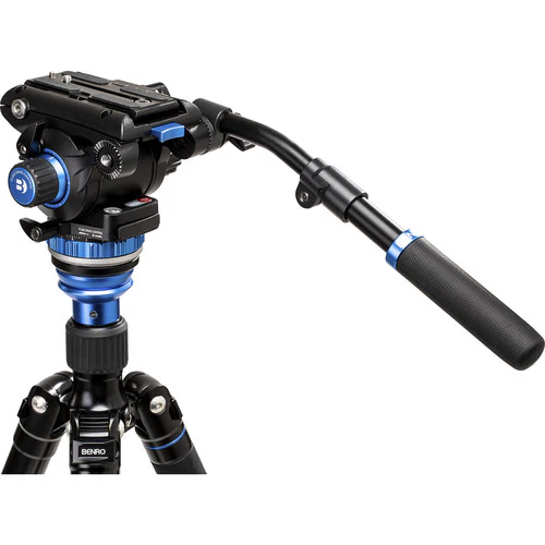 Benro A373F Aluminum Single-Tube Tripod with S6Pro Fluid Video Head - Image 10