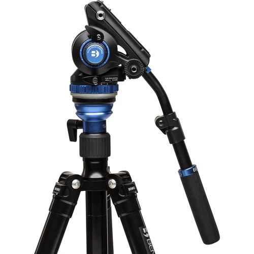 Benro A373F Aluminum Single-Tube Tripod with S6Pro Fluid Video Head - Image 11