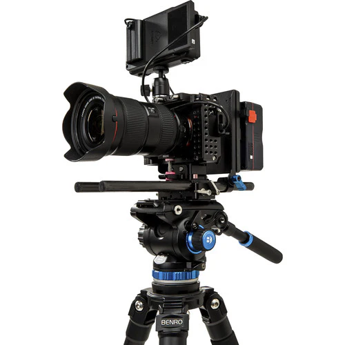 Benro A373F Aluminum Single-Tube Tripod with S6Pro Fluid Video Head - Image 16