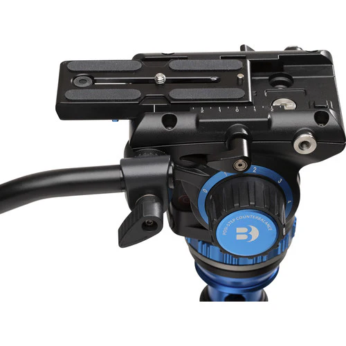 Benro A373F Aluminum Single-Tube Tripod with S6Pro Fluid Video Head - Image 7