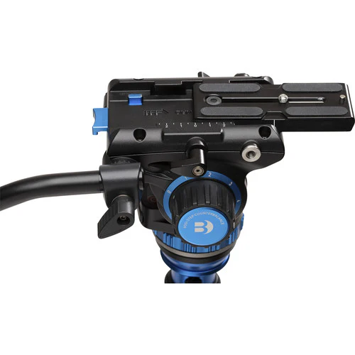 Benro A373F Aluminum Single-Tube Tripod with S6Pro Fluid Video Head - Image 8