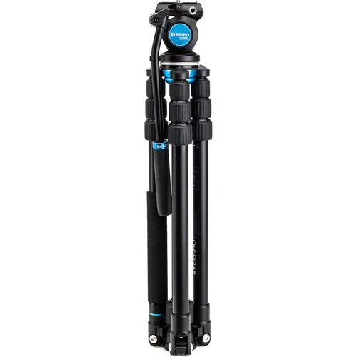 Benro Aero 2 PRO Aluminum Travel Video Tripod with Twist Locks - Image 2