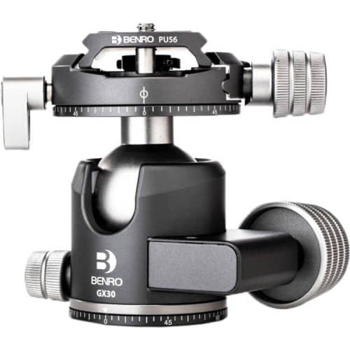 Benro GX30 Low Profile Ball Head, PU56 Plate