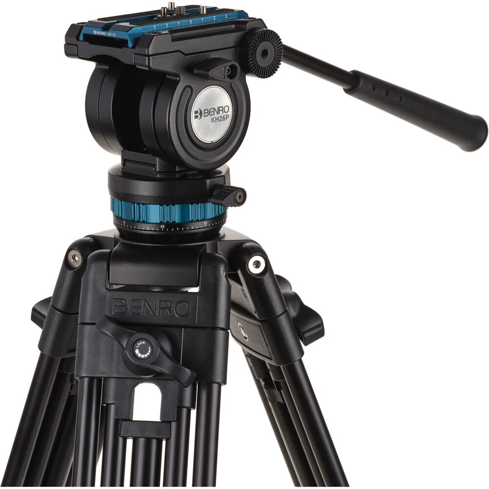 Benro KH26PC Video Head & Tripod Kit (72.6") - Image 2