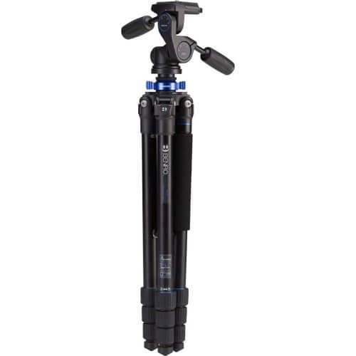 Benro Mach3 Tripod Series 2, Aluminium, 4 Section, Twist Lock, HD2 Head - Image 2