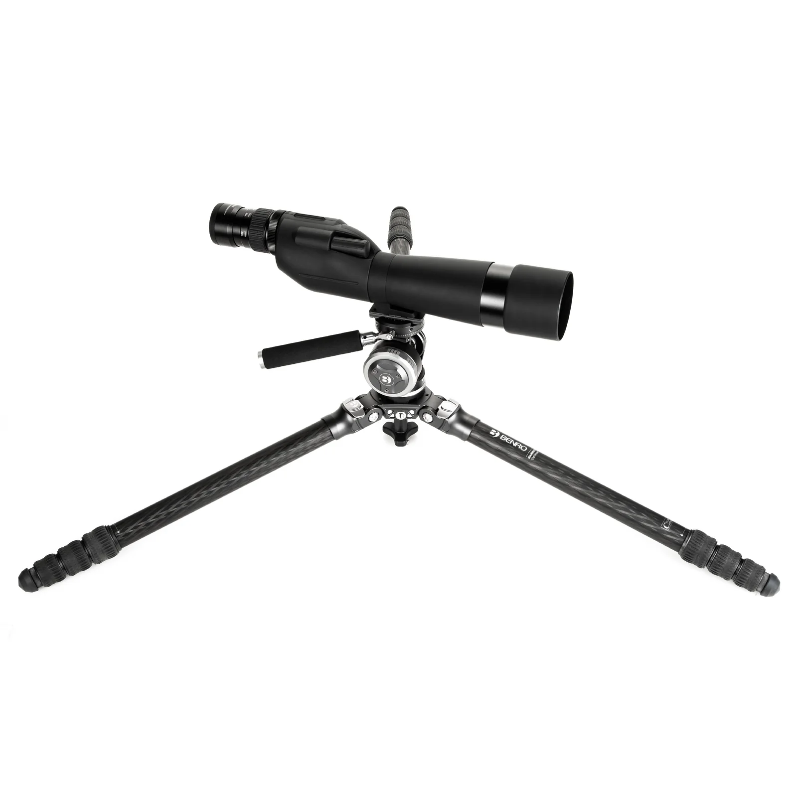 Benro Mammoth Carbon Fiber Tripod with WH15 Wildlife Head - Image 10