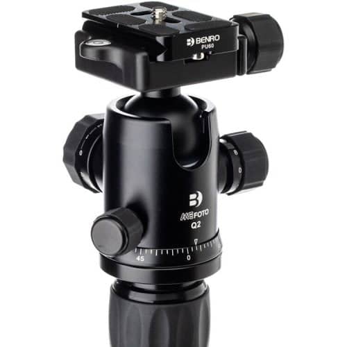 Benro MeFoto Globetrotter Tripod, Aluminium, Twist Lock - Black - Image 4