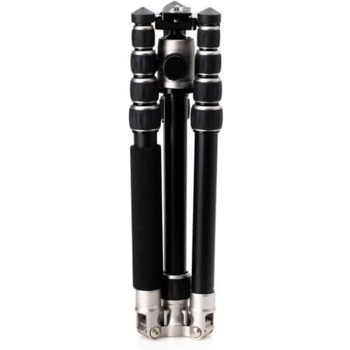 Benro MeFoto Globetrotter Tripod, Aluminium, Twist Lock - Titanium - Image 3