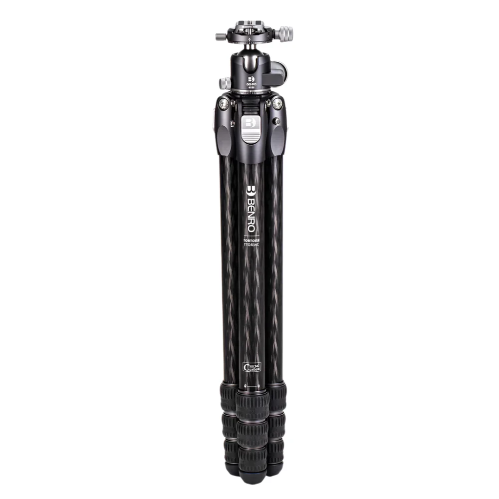 Benro Tortoise 34C, Carbon Fibre, 4 Section, Photo Tripod, Twist Lock, GX35 Ball Head - Image 2