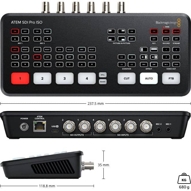 Blackmagic ATEM SDI Pro ISO - Image 2