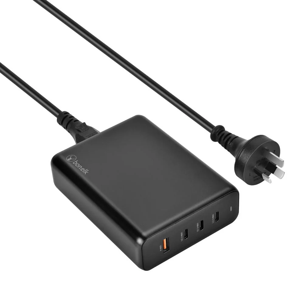 Bonelk 240W Multi-Port Desktop Charger, 3 x USB-C / 1 x USB-A - Image 3