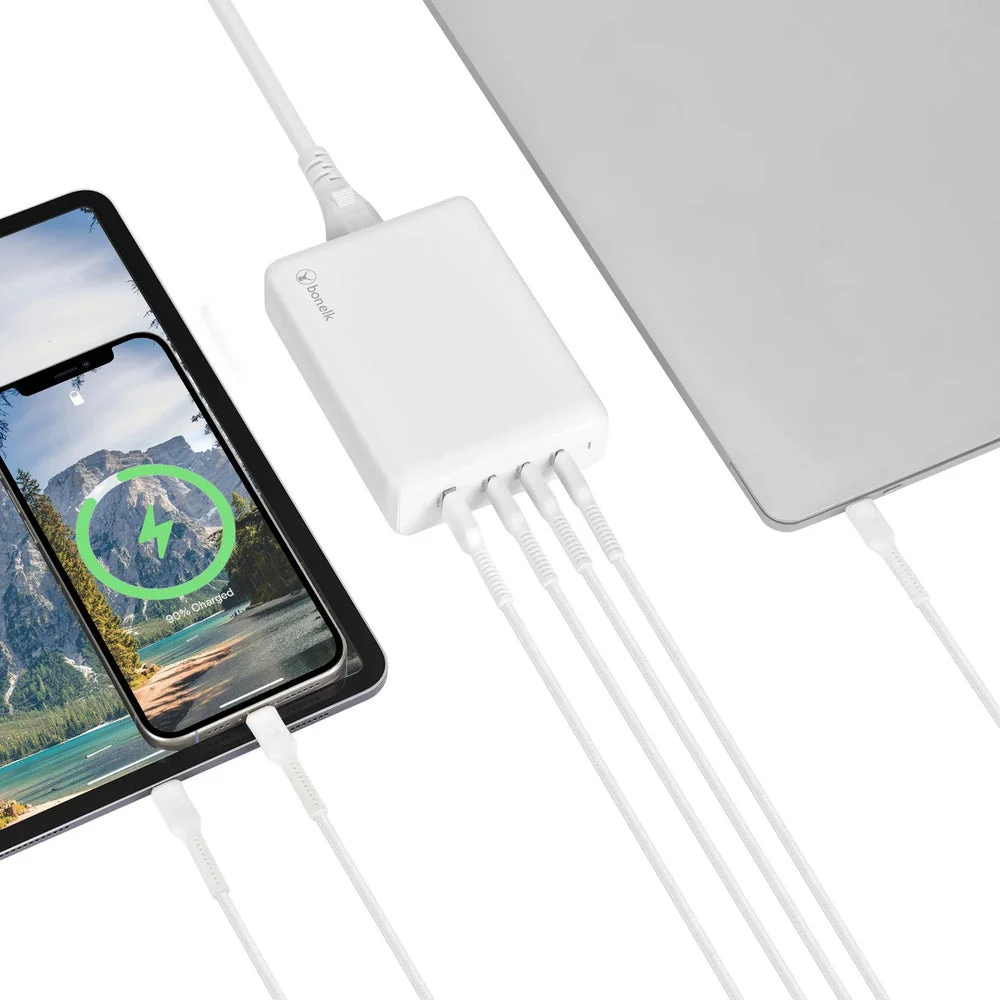 Bonelk 240W Multi-Port Desktop Charger, 3 x USB-C / 1 x USB-A - Image 9