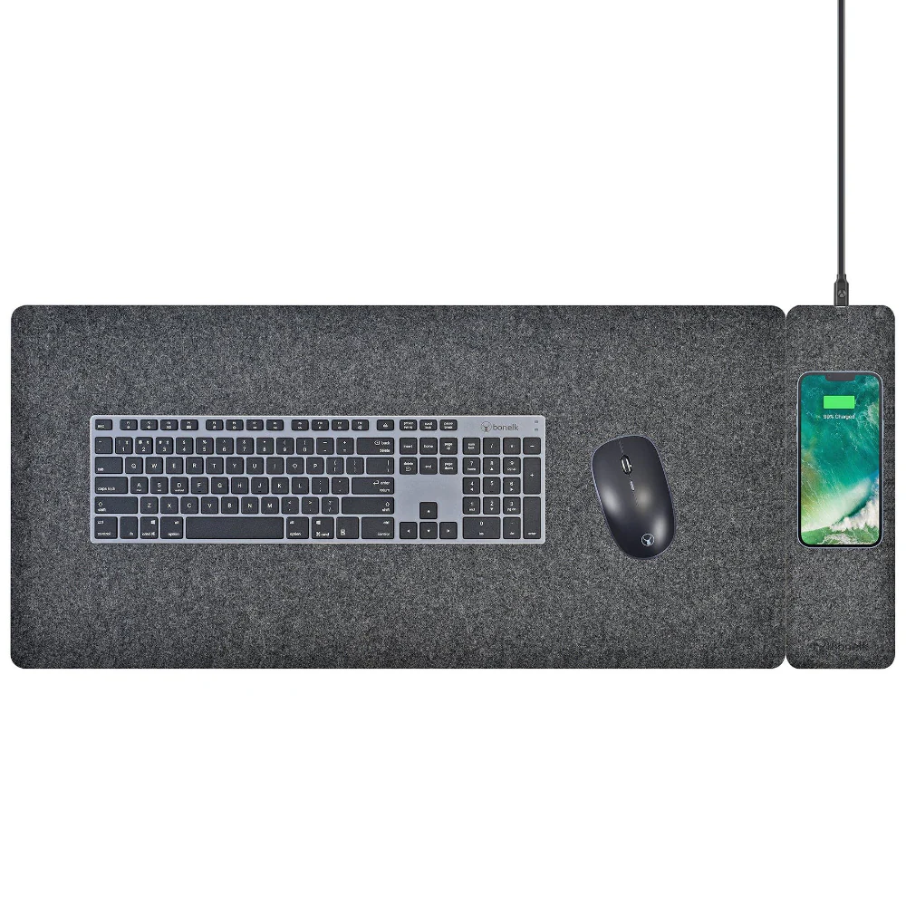Bonelk Desk Mat Qi Split - Grey - Image 2