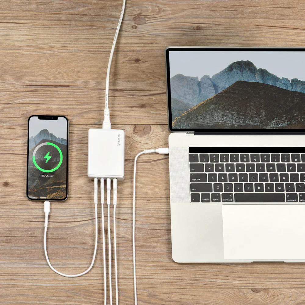 Bonelk Desktop Charger, 2 x USB-C / 2 x USB-A, 65W - Image 12