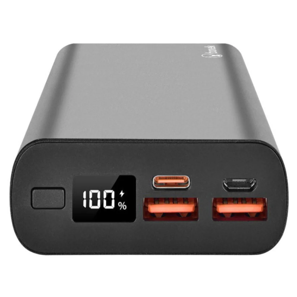 Bonelk Eco Series Slim Power Bank 20,000mAh, PD20W / QC 18W - Black - Image 3