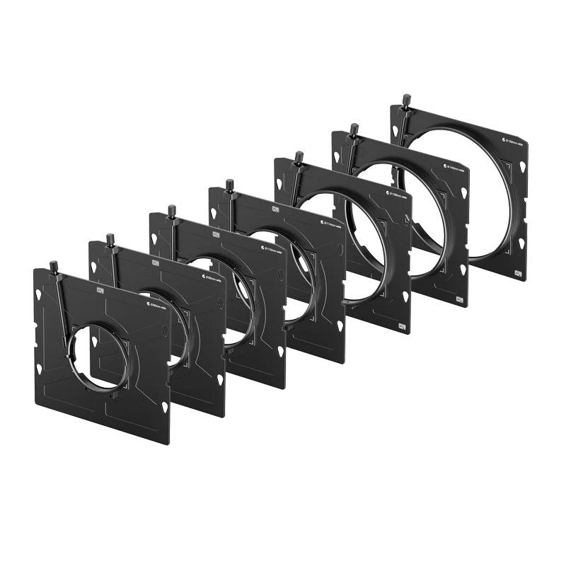 Bright Tangerine 6x6" Frame Safe Clamp Adapter (80mm)