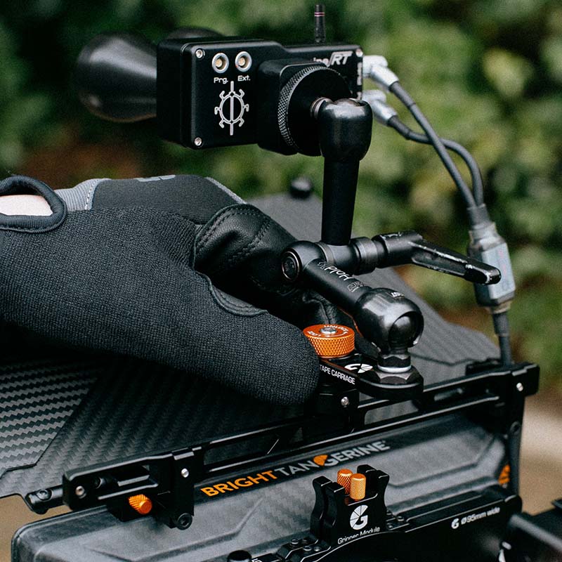 Bright Tangerine Cine Tape Rangefinder Rail - Image 3