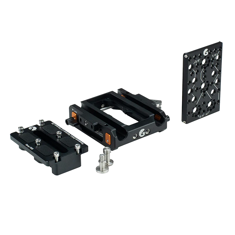 Bright Tangerine LeftField 3 Sony FS5 QR Baseplate - Image 3