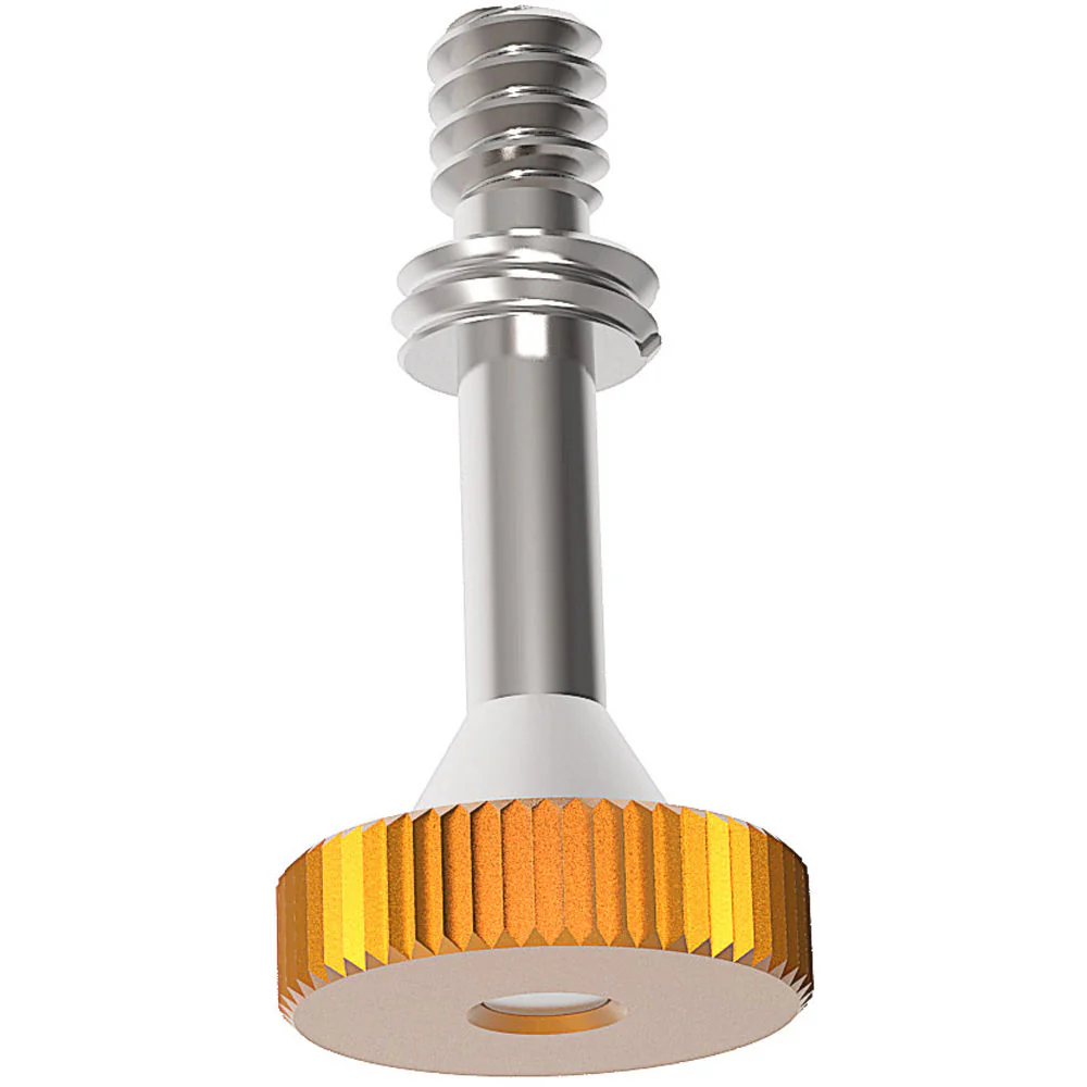 Bright Tangerine Phase Out 1/4" Support screw for 15mm/19mm Studio Lens Supports - Image 4