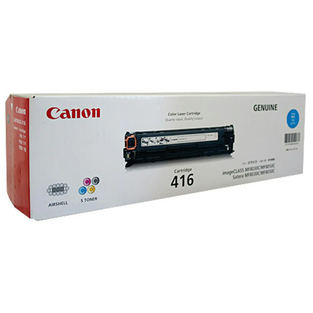 Canon CART416C Toner Cartridge 1500 Pages - Cyan