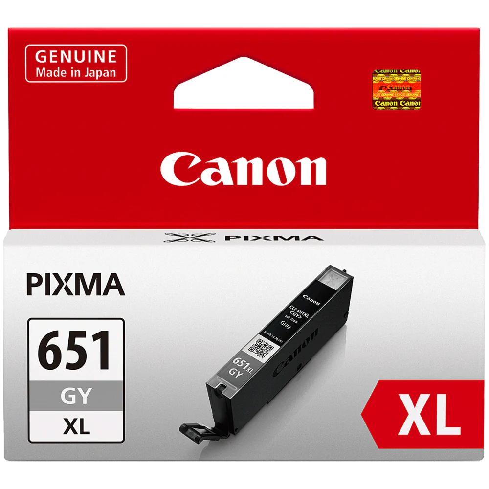 Canon CLI651XLGY Ink Cartridge High Yield - Grey