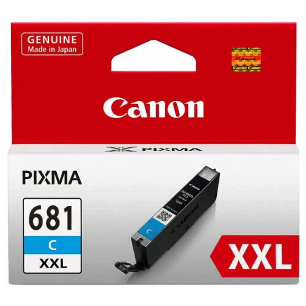 Canon CLI681XXLC Extra High Yield Ink Cartridge 760 Pages - Cyan
