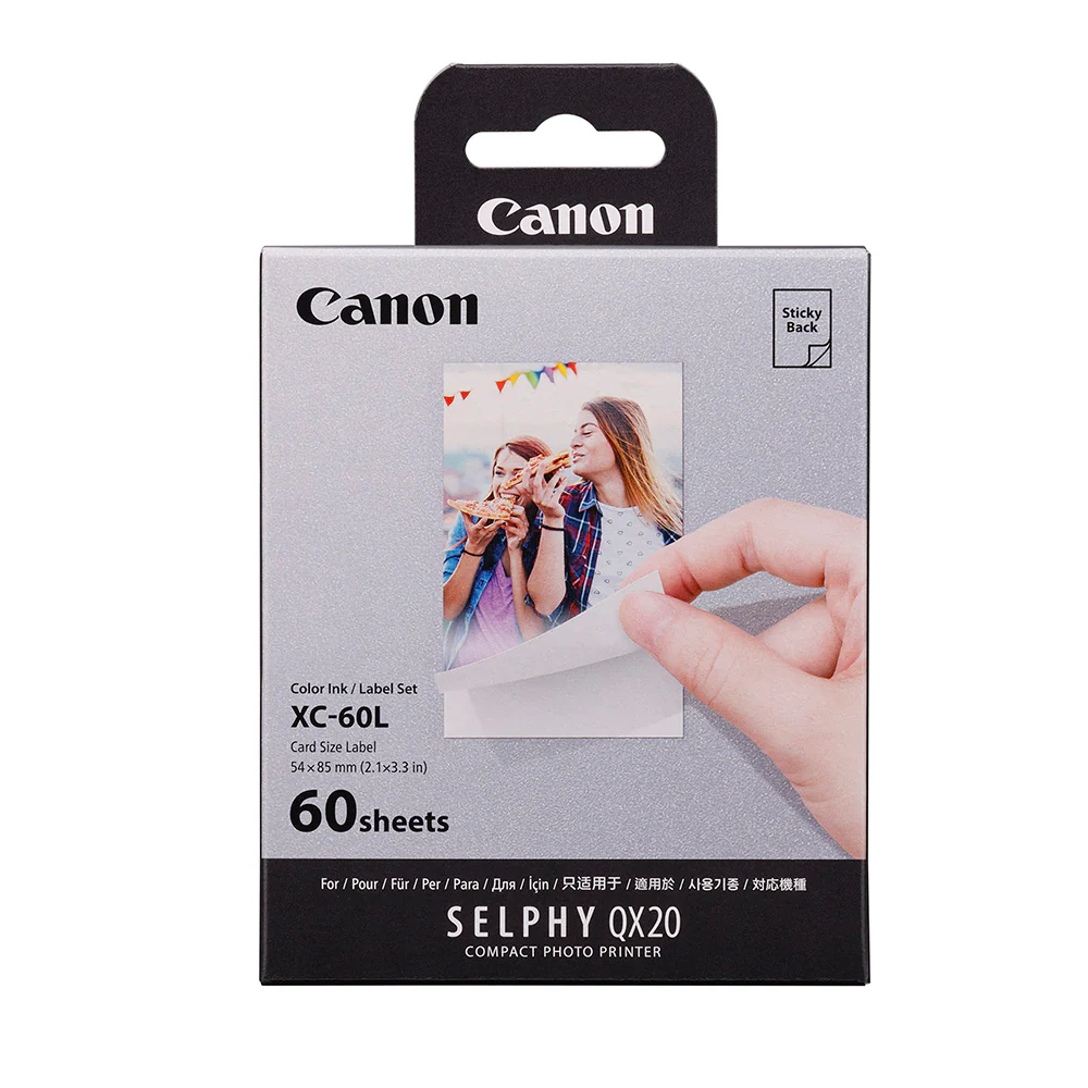 Canon XC-60L Card Size Label For QX20 - 60 Sheets - Image 2