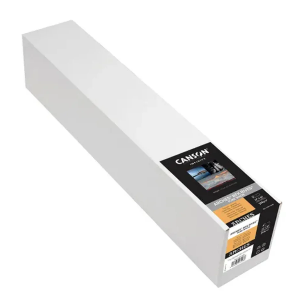 Canson Infinity Arches BFK Rives Pure White 310gsm 432mm x 15.2m Roll