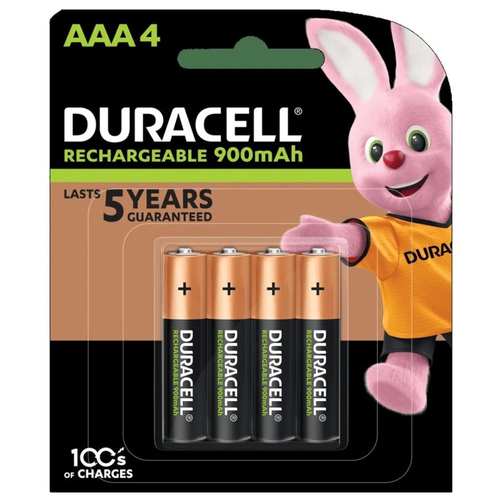 Duracell Rechargeable AAA Batteries (4 Pack)