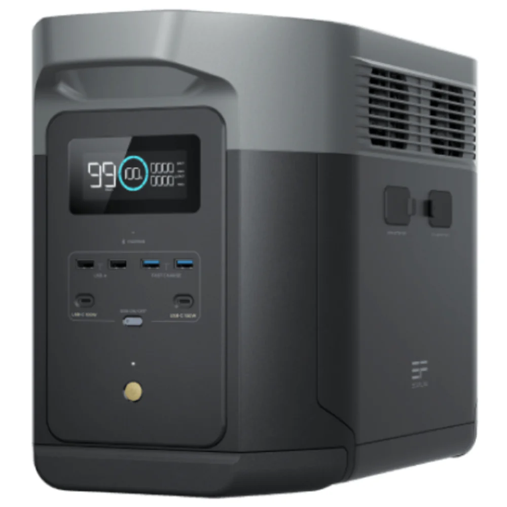 EcoFlow Delta 2 Max Power Station with Maximum 2400W AC Output & Built in 2048Wh (170Ah@12V) Battery Capacity - Image 2