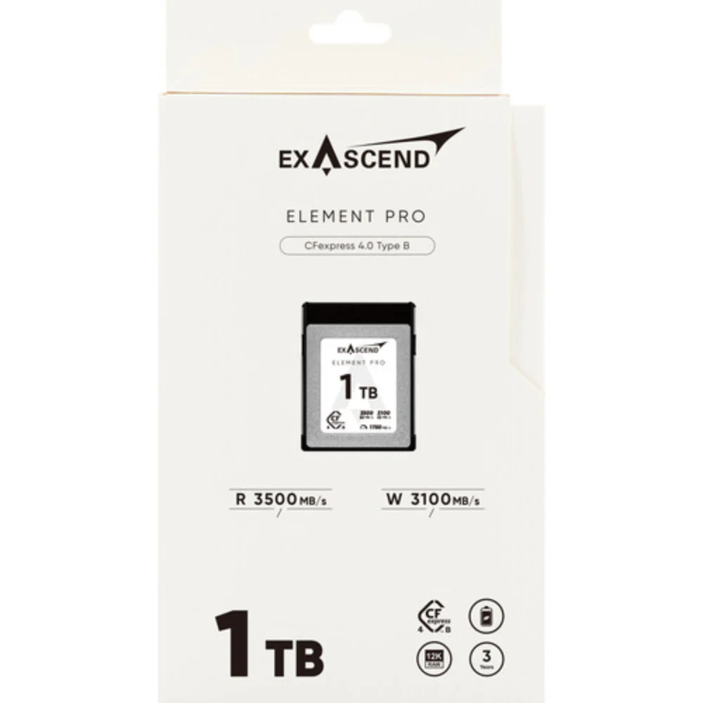 Exascend 120 GB Essential Series CFexpress Type A 800MB/s Memory Card - Image 3