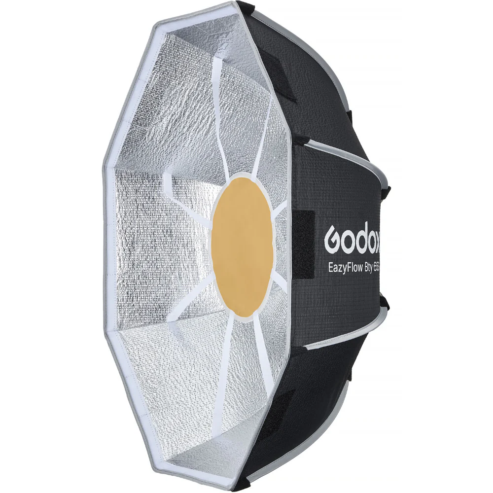 Godox EazyFlow Bty 65cm Collapsible Beauty Dish with Bowens Mount (Black/Silver) - Image 6