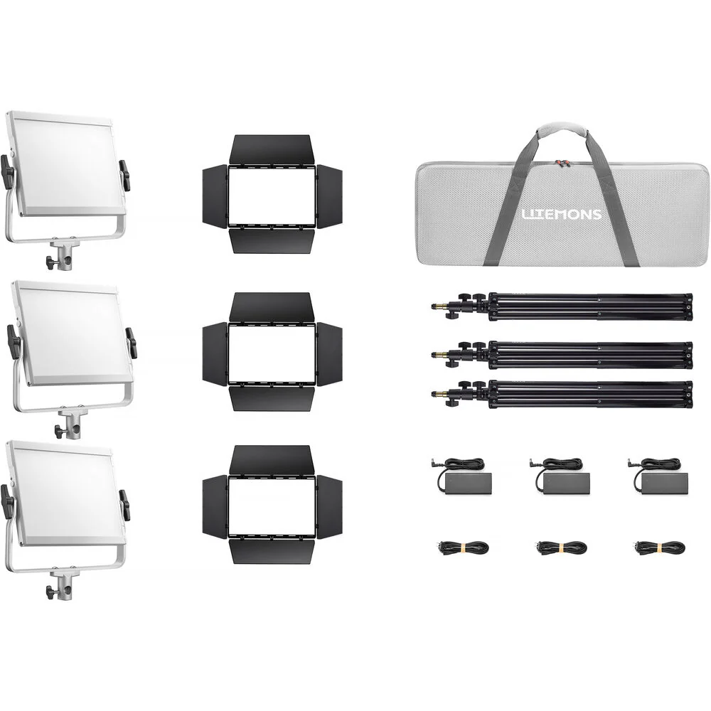 Godox Litemons LP600Bi Bi-Colour LED Light Panel (3-Light Kit) - Image 8