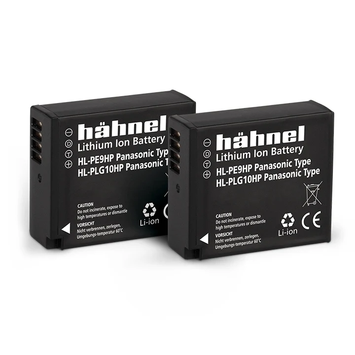 Hahnel Digital Still battery HL-PLG10HP Twin Pack for Pana 1000mAh 7.2V - Image 2