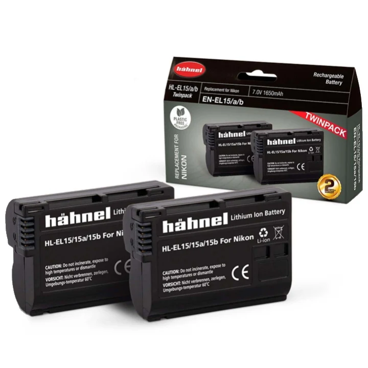 Hahnel Digital Still battery LP-E6 Twin Pack 1650mAh 7.2V - Image 2