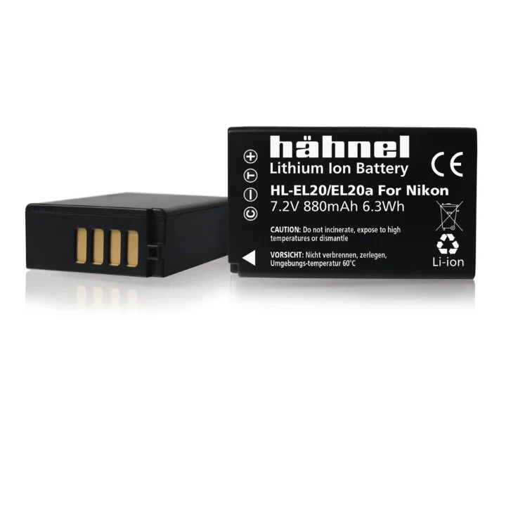 Hahnel EN-EL20/20a 880mAh 7.4V Battery for Nikon - Image 2