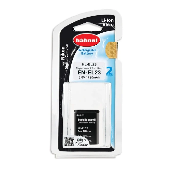 Hahnel EN-EL23 1790mAh 3.8V Battery for Nikon