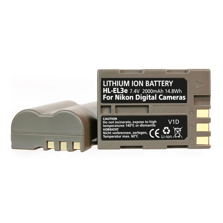 Hahnel EN-EL3e 2000mAh 7.4V Battery for Nikon - Image 2