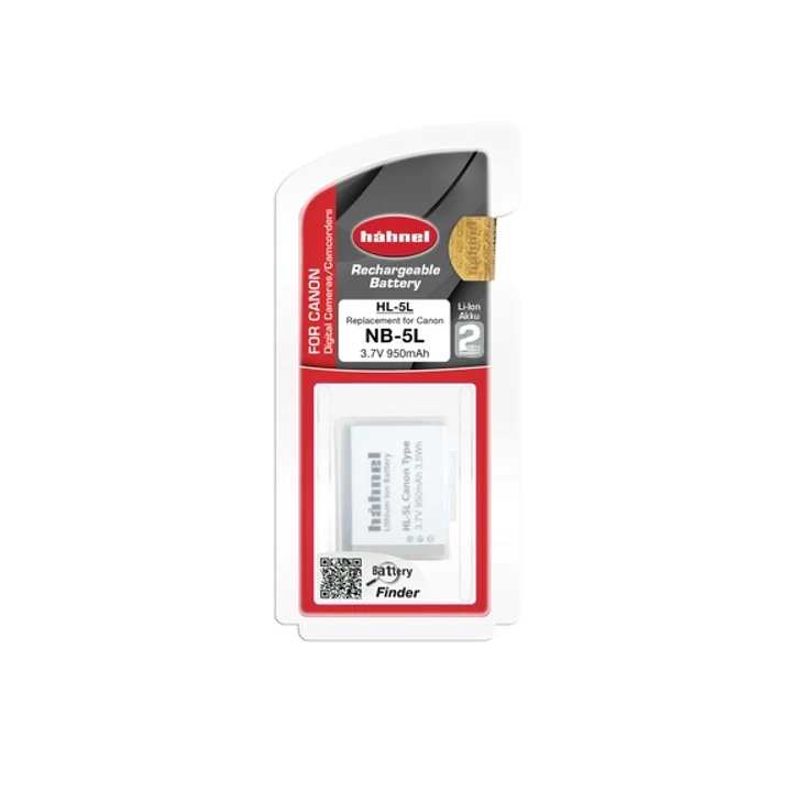 Hahnel NB-5LH 950mAh 3.7V Battery for Canon