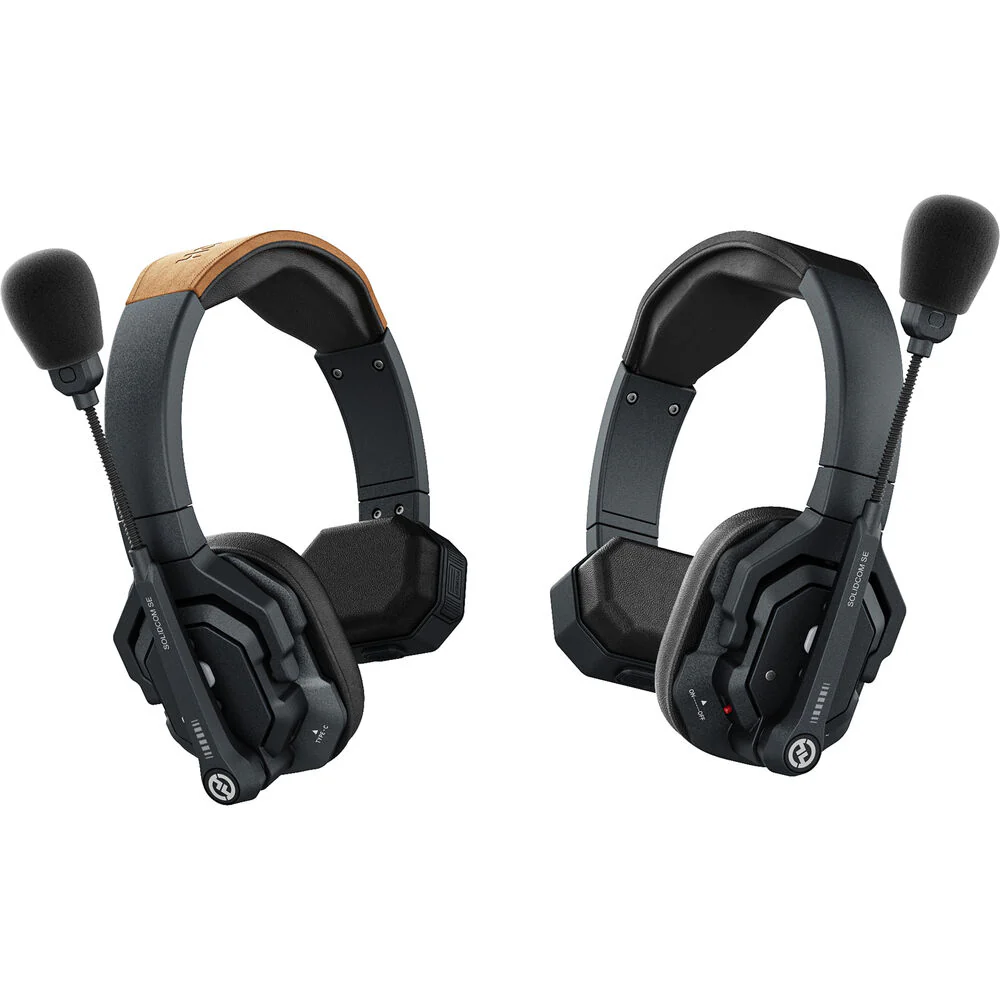 Hollyland Solidcom SE Global 2S 2-Person Full-Duplex Single-Ear Noise-Canceling Headset Intercom System (2.4 GHz) - Image 3