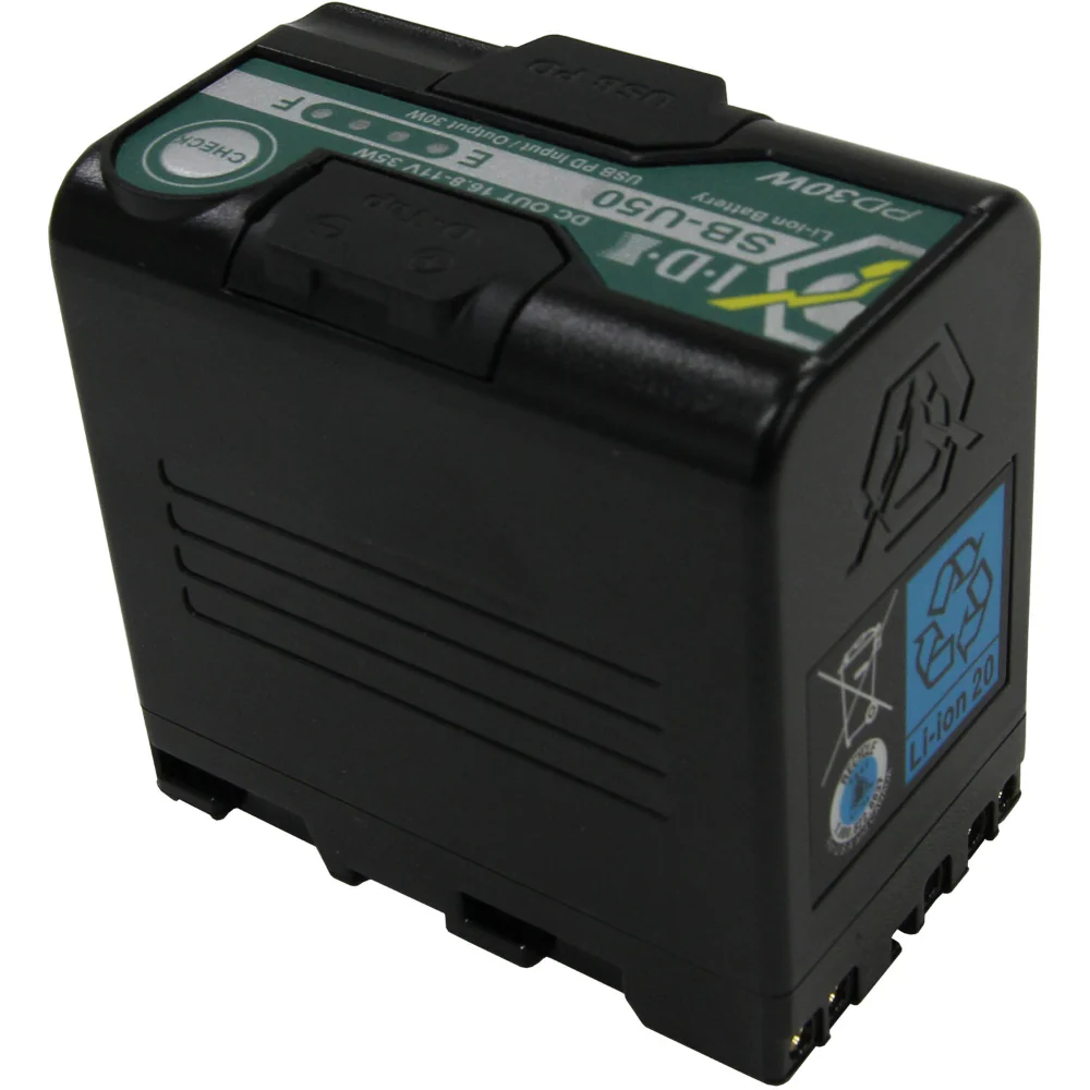 IDX System Technology SB-U50 PD Sony BP-U Lithium-Ion Battery (14.4V, 48Wh) - Image 3